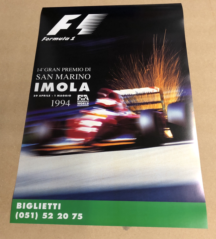  ORIGINAL F1 SAN MARINO (IMOLA) 1994 RACE POSTERS